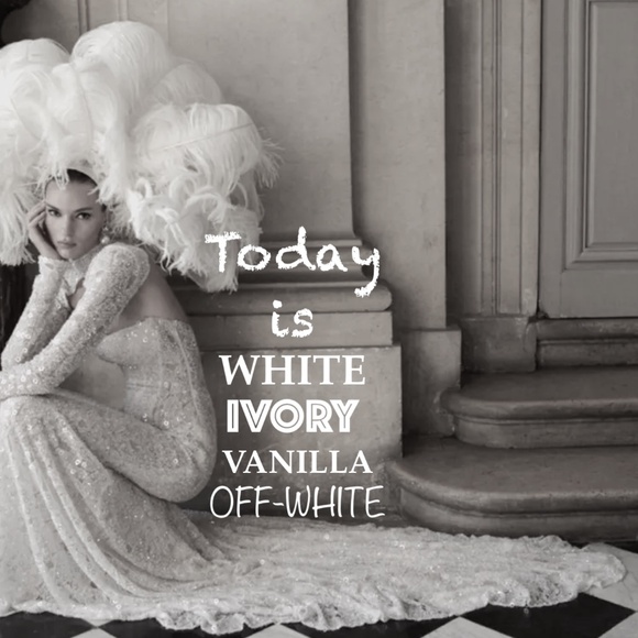 🤍🤍 WHITE TUESDAY 🤍🤍  SIGN IN DAILY CHANGING COLOR - Picture 1 of 15